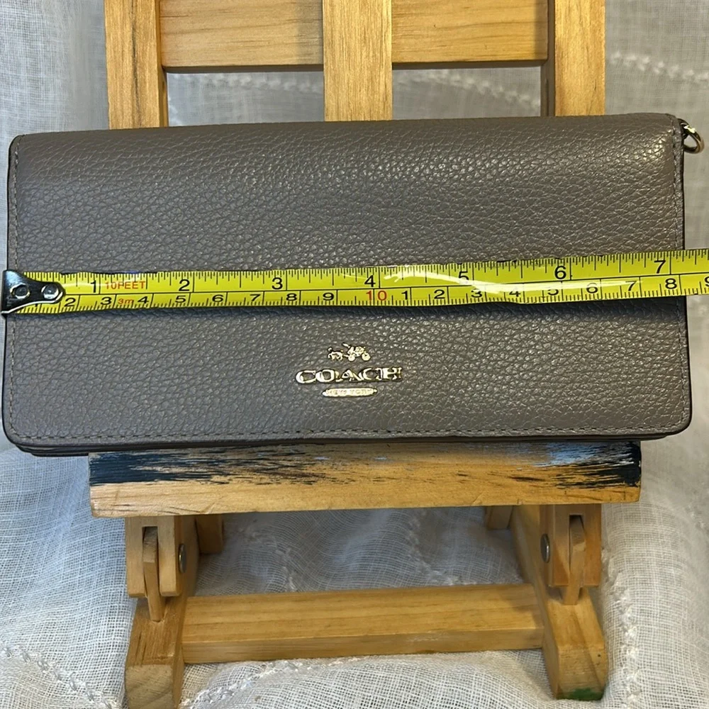 NWOT Coach bifold long leather wallet - Picture 3 of 16